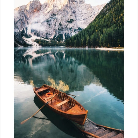 Πόστερ BOAT IN CRYSTAL LAKE - Τοπια - Φυση Sticky 2