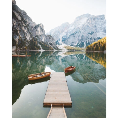 Πόστερ BOATS IN LAKE 1 - Τοπια - Φυση Sticky 2
