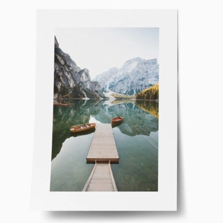 Πόστερ BOATS IN LAKE 1 - Τοπια - Φυση Sticky 1