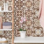Αυτοκόλλητα Πλακάκια BROWN CLASSIC SET 8 τμχ