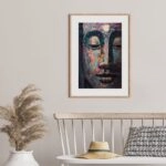 Πόστερ BUDDHA OIL PAINTING