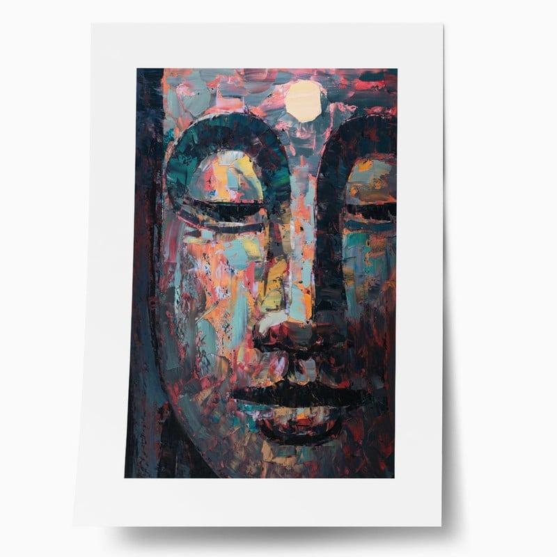 Πόστερ BUDDHA OIL PAINTING