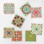 Αυτοκόλλητα Πλακάκια COLORFUL CLASSIC SET 8 τμχ