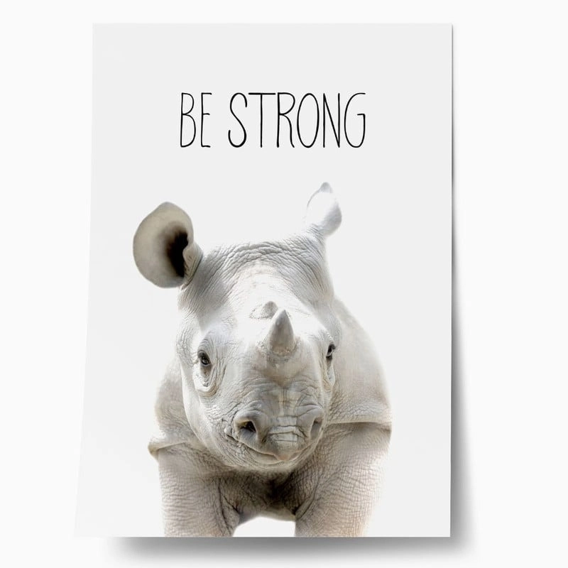 Πόστερ CUTE RHINO