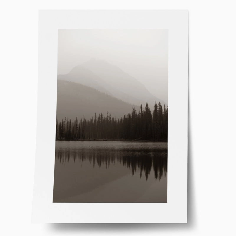 Πόστερ FOGGY MOUNTAIN LAKE