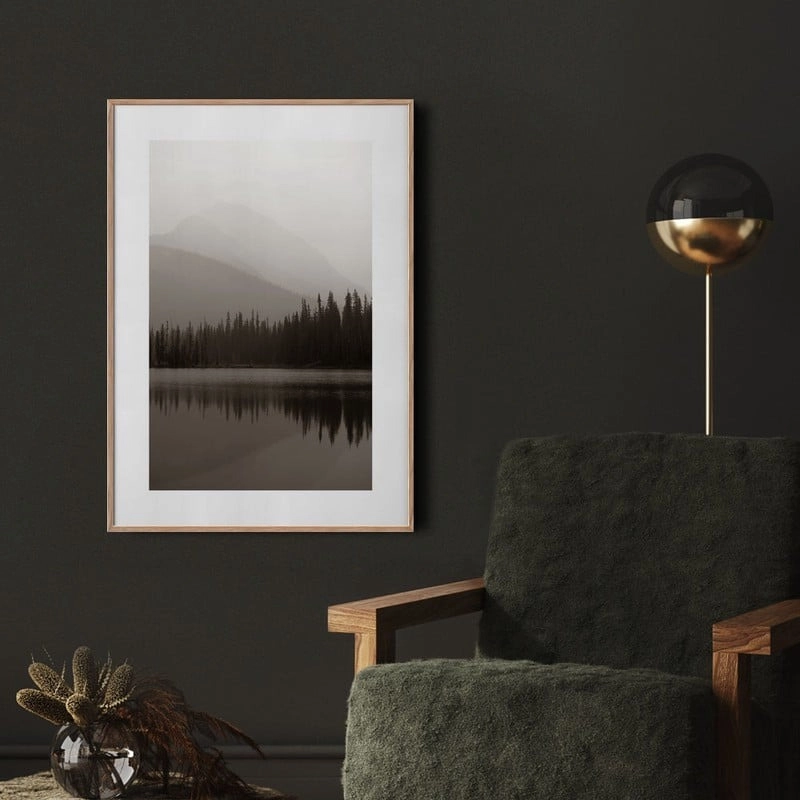 Πόστερ FOGGY MOUNTAIN LAKE