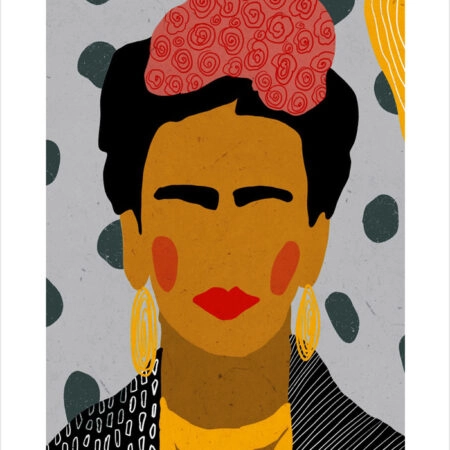 Πόστερ FRIDA KAHLO MINIMAL - Διασημοι Ζωγραφοι Sticky 2