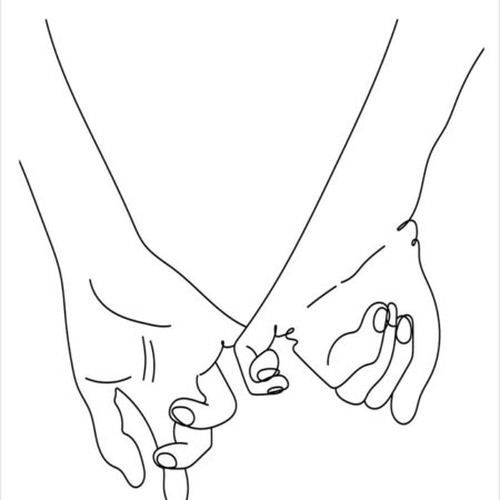 Πόστερ HANDS - Lineart Sticky 2