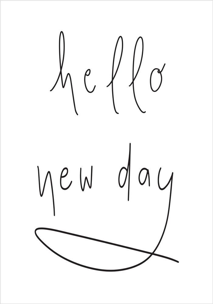 Πόστερ HELLO NEW DAY