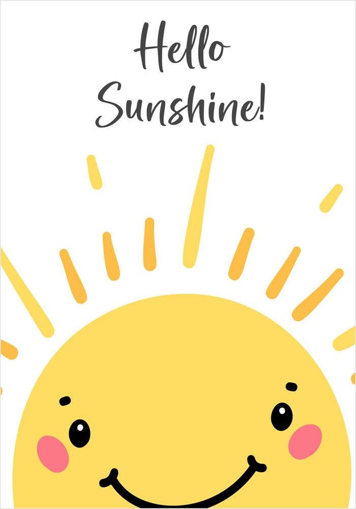 Πόστερ HELLO SUNSHINE