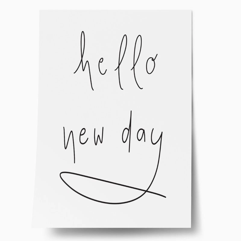 Πόστερ HELLO NEW DAY