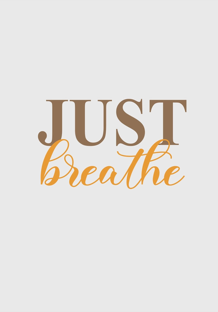 Πόστερ JUST BREATH