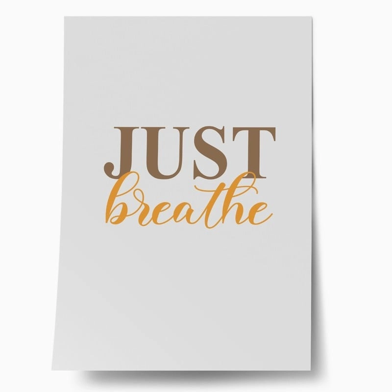Πόστερ JUST BREATH
