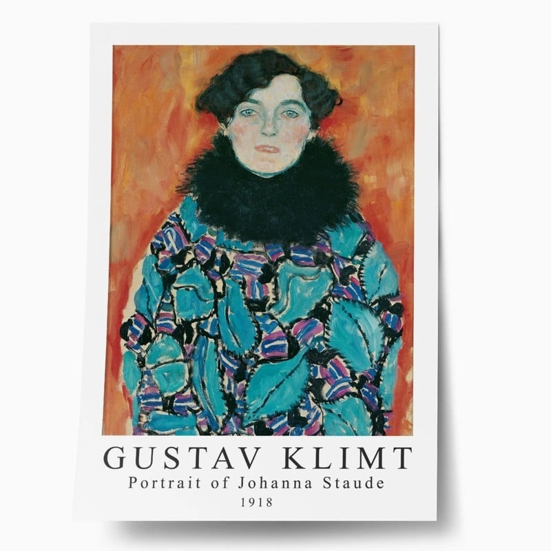 Πόστερ KLIMT - PORTRAIT OF JOHANNA STAUDE