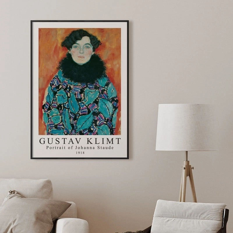 Πόστερ KLIMT - PORTRAIT OF JOHANNA STAUDE