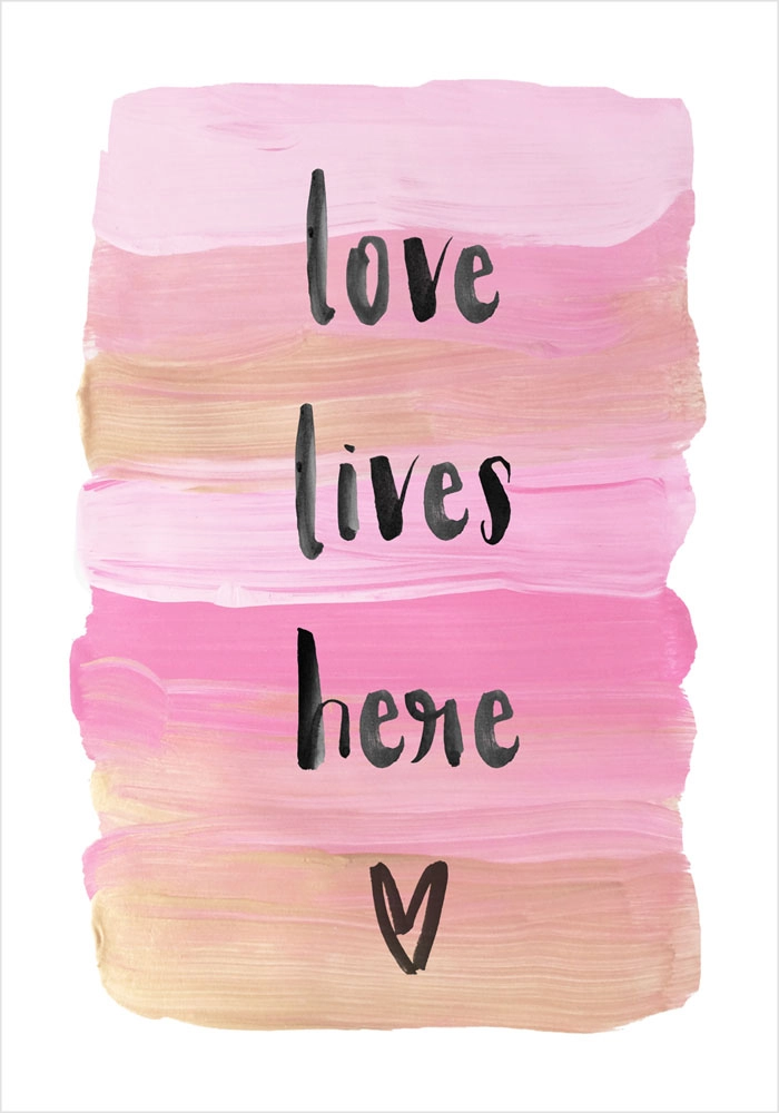 Πόστερ LOVE LIVES HERE