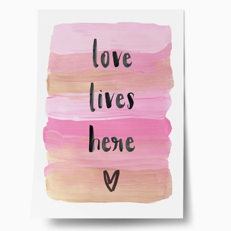 Πόστερ LOVE LIVES HERE
