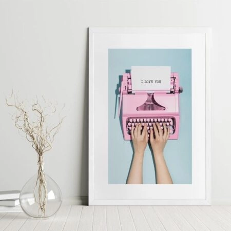 Πόστερ LOVE TYPEWRITER