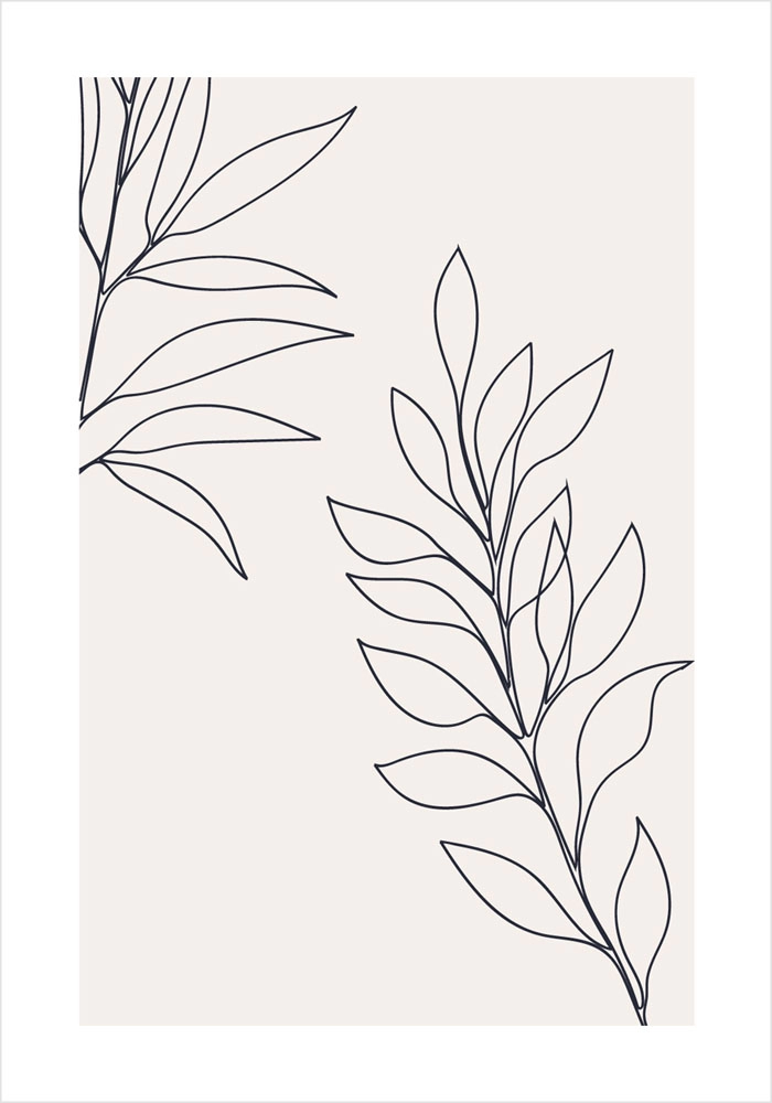 Πόστερ MINIMAL ABSTRACT BRANCHES