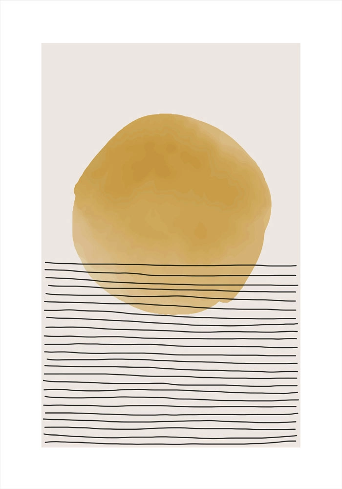 Πόστερ MINIMAL ABSTRACT SUN