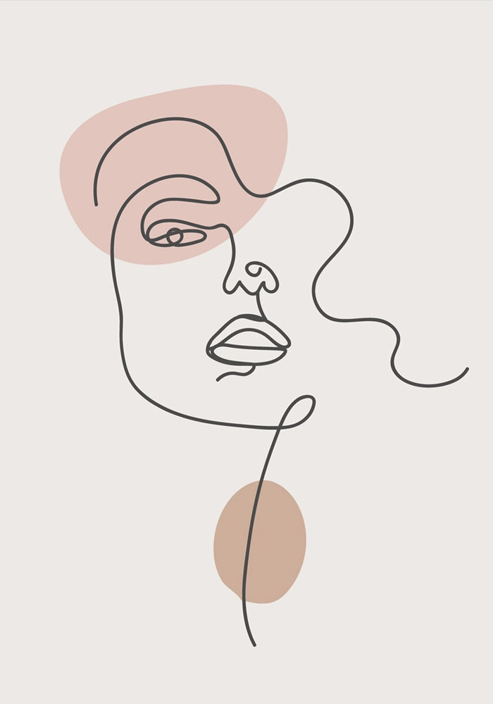 Πόστερ MINIMAL LINE PORTRAIT