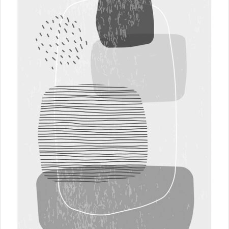 Πόστερ MINIMAL ORGANIC SHAPES - Abstract - Αφηρημένα Sticky 2