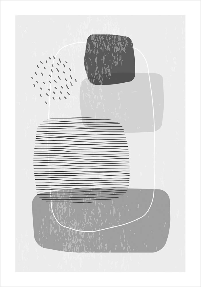 Πόστερ MINIMAL ORGANIC SHAPES