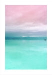 Πόστερ MINIMAL PINK AND CYAN