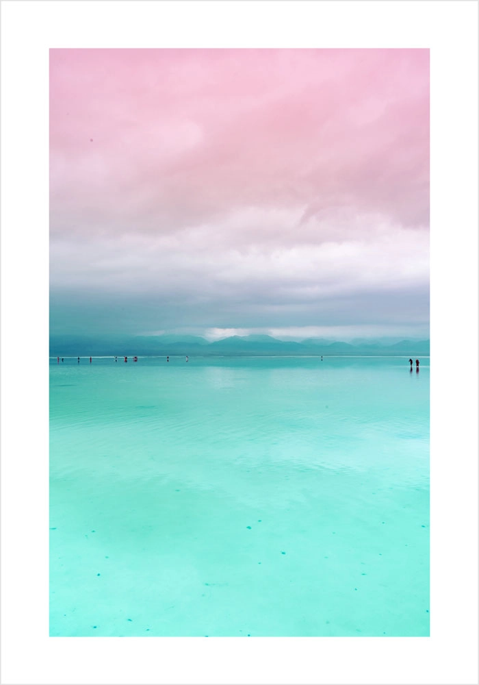 Πόστερ MINIMAL PINK AND CYAN