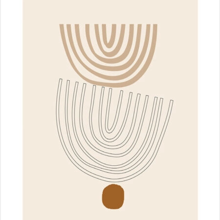 Πόστερ MINIMALIST ABSTRACT ART - Abstract - Αφηρημένα Sticky 2