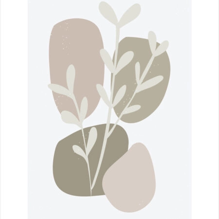 Πόστερ MINIMALIST BOTANICAL ART - Abstract - Αφηρημένα Sticky 2