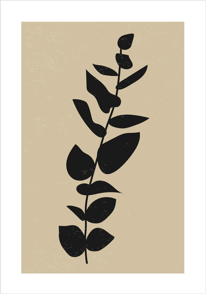 Πόστερ MINIMALIST BOTANICAL BRANCH 2