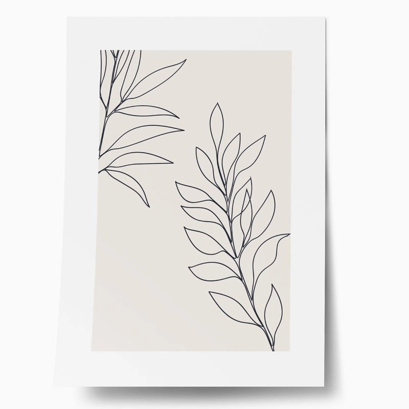 Πόστερ MINIMAL ABSTRACT BRANCHES
