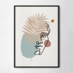Πόστερ MINIMAL FLORAL FACE