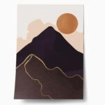 Πόστερ MINIMAL HILLS AND SUN