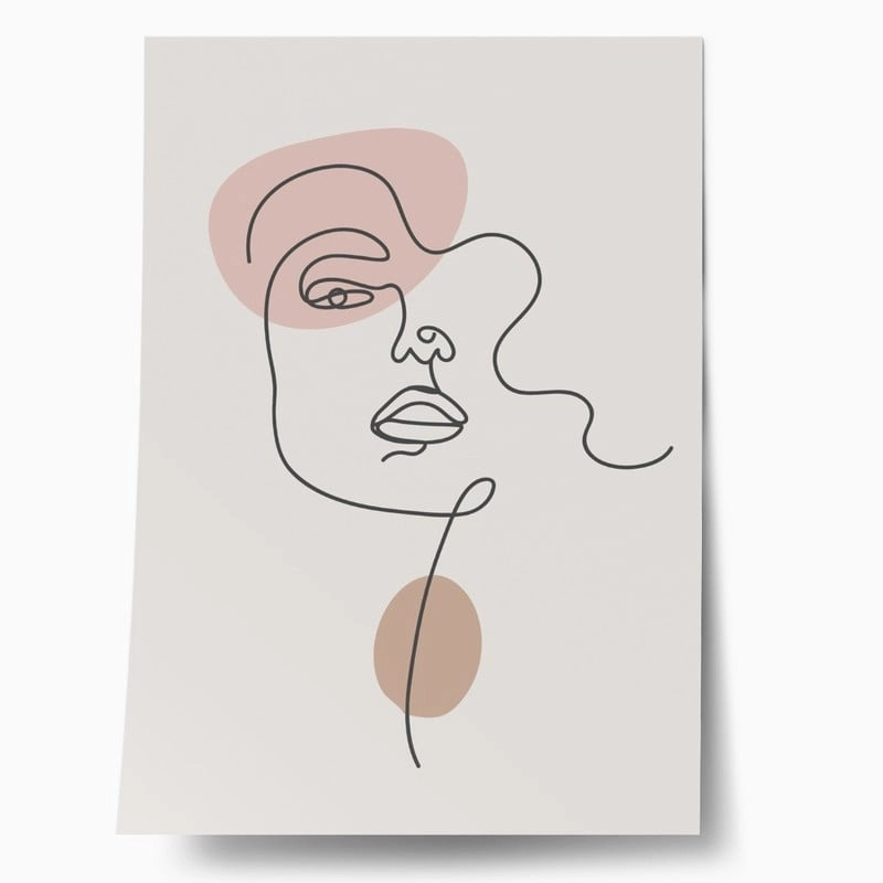 Πόστερ MINIMAL LINE PORTRAIT