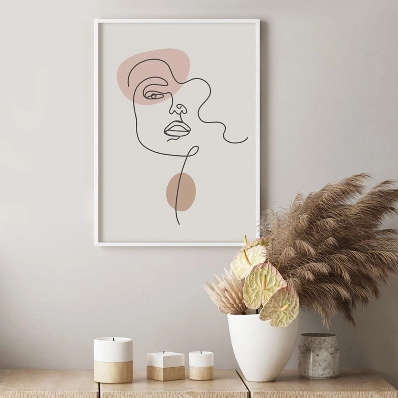 Πόστερ MINIMAL LINE PORTRAIT