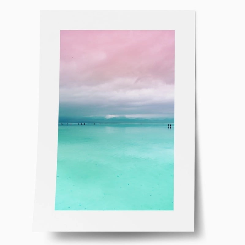 Πόστερ MINIMAL PINK AND CYAN