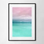 Πόστερ MINIMAL PINK AND CYAN