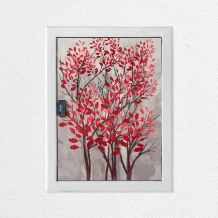 Aυτοκόλλητο ηλεκτρολογικού πίνακα MODERN ABSTRACT TREE 2