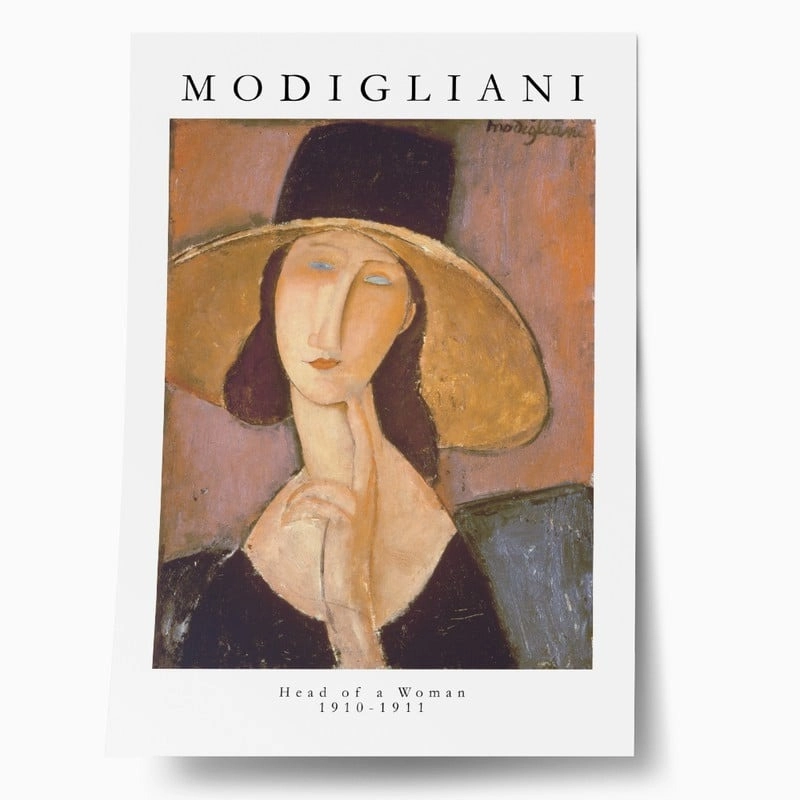 Πόστερ MODIGLIANI - HEAD OF A WOMAN