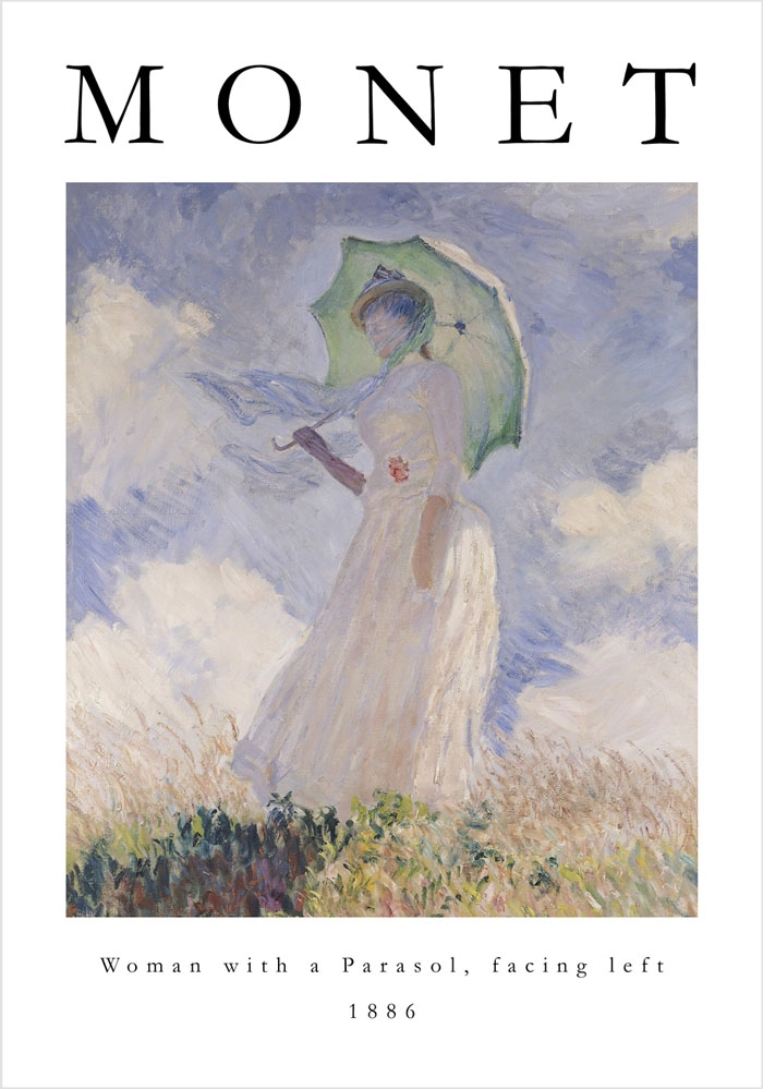Πόστερ MONET - WOMAN WITH A PARASOL