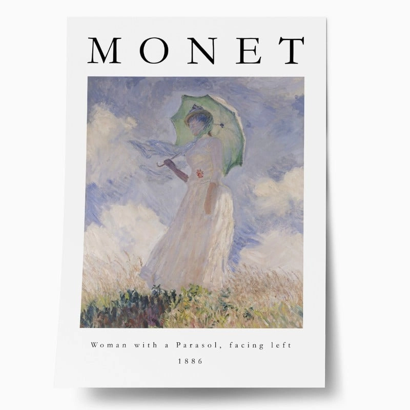Πόστερ MONET - WOMAN WITH A PARASOL