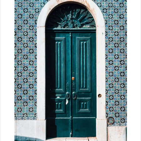Πόστερ OLD COLORFUL DOOR - Πολεις - Χαρτες Sticky 2