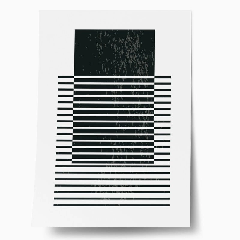 Πόστερ RECTANGLE AND LINES