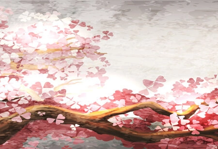 Πίνακας Πανοραμικός SAKURA BRANCH - Ανθη Δεντρων Sticky 5