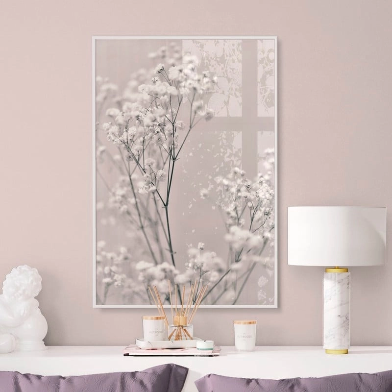 Πόστερ SPRING WHITE FLOWERS