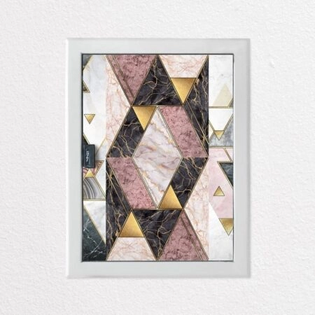 Aυτοκόλλητο ηλεκτρολογικού πίνακα TRIANGLES ON STONE