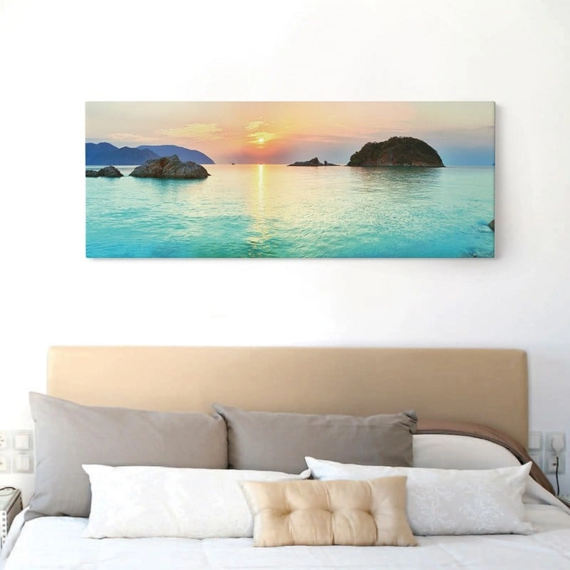 Πίνακας Πανοραμικός TURQUOISE SUNSET