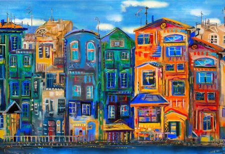 Πίνακας Πανοραμικός URBAN MOOD - Παραθαλασσιες πολεις και χωρια Sticky 5